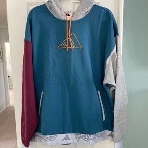 NWT- Adidas XL Colorblock Hoodie